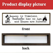 Inspirational Wooden Sign, Hanging Framed Wood Signs, Decorative Wooden Box Sign, Rustic Tabletop Decor, Motivational Home Office Classroom Decor, I Work So We can Go to Disney Signs