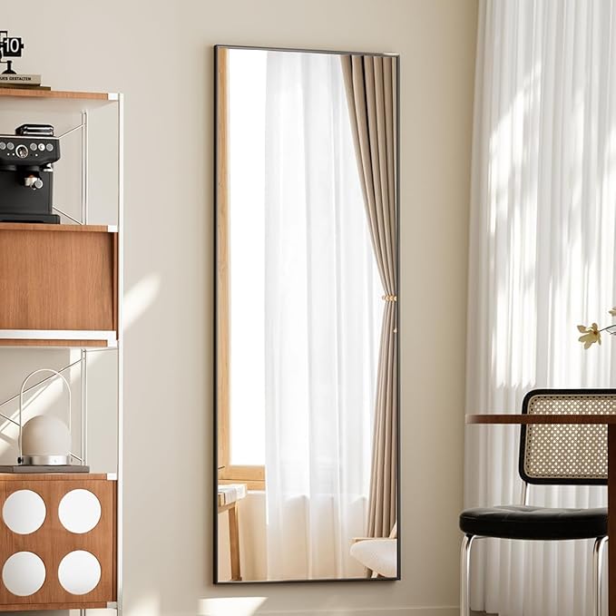BEAUTYPEAK Full Length Mirror with Stand, 56