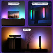 2pcs Smart LED Light, RGB Ambient Light Bars, Rhythm Lamp, Remote and APP Control, Music Sync Backlight for Gaming TV Bedroom, Desktop Lamp with Color Adjustable, timed Control