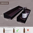 Acrylic Wall Mount Organizer, Self Adhesive Shelves, No Drilling Hang Walls, for Bathroom, Kitchen, Living Room - Dark Brown
