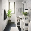 HIEEY 4 Tier Bathroom Shelf,Bathroom Rack, Shelves Organizer, for Bathroom Laundry Pantry Kitchen Narrow Places