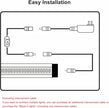 13 inch LED Under Cabinet Lighting, 12V 5W Ultra Thin Plug in Counter Light, Dimmable Warm White, CRI90 Under Counter Lights for Kitchen, Shelf, Workbench, Cupboard