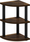 Furinno Turn-N-Tube Kitchen Countertop Organizer, 3-Tier Corner Countertop Organizer Shelf, Corner Shelf, for Kitchen, Pantry, Organizers and Storage, Amber Pine