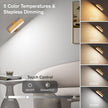 Battery Operated Wall Sconces, Wireless LED Wall Sconce Set of Two for Bedroom, Rechargeable Wall Lights for Picture, 5 Modes Dimmable Wall Lamps for Living Room, 2 Pack