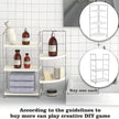3-Tier Bathroom Countertop Organizer -Makeup Organizer -Corner Storage Shelf- Kitchen Spice Rack Standing Shelf-Great for Vanity, Bathroom, Bedroom, Kitchen (Silver & White)
