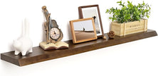RICHFOCUS Live Edge Wood Floating Shelves for Wall 48