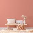 VEELIKE Thick Peach Pink Peel and Stick Wallpaper Pink Contact Paper for Cabinets Walls Desk Shelves Removable Self Adhesive Vinyl Peach Wallpaper for Girls Room Bedroom Nursery Dorm 15.7''x354''