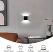 Lightess Mini LED Wall Sconces Dimmable 10W, Modern Wall Lamp Black Up Down Wall Mount Lights Mini Metal for Living Room Hallway Bedroom Decor, Cool White, O1186TP