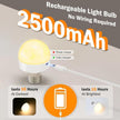 Battery Operated Wall Sconce Set of 2, Gold Battery Wall Sconces, USB Rechargeable Wall Lights with 2500mAh Dimmable Bulbs and Remote, RGB 15 Colors Wireless Wall Lamps for Bedroom Living Room Hallway