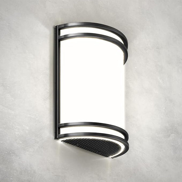 ASD LED Indoor Wall Mount Light Fixture - 10 Inch 15W Modern Interior Matte Black Dimmable Wall Sconce Light - ETL 3000K 4000K 5000K Adjustable - Hallway, Bedroom LED Wall Lights