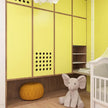 VEELIKE Thick Lemon Yellow Wallpaper Peel and Stick Self Adhesive Colored Contact Paper for Cabinets Desk Wall 24''x118'' Waterproof Removable Yellow Wallpaper for Bedroom Kitchen Furniture Vinyl Wrap