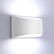 Lightess Indoor LED Wall Lamp 12W Dimmable Up Down Wall Light for Living Room Bedroom Hallway Staircase Cool White