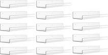 upsimples 14 Pack Acrylic Shelves Wall Organizer and Storage, 15