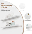 Heimlove 55 Inch Long Floating Shelves for Wall,9.3