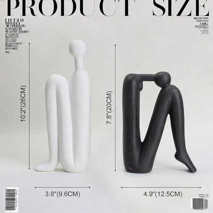 Book Ends Decorative for Shelves- Modern Bookends for Bookshelf Decor, Heavy Duty Book Holder and Book Stopper, Stylish Shelf Decorations and Bookends for Shelves
