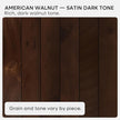 Homeforia Walnut 42 inch Floating Shelves, High End Solid Real Wood 42inch Floating Shelf for Wall, Large Dark Brown 42 inches Long Floating Shelves, Heavy Duty Bracket, 42 X 6.5 X 1.75 inch, Set of 3
