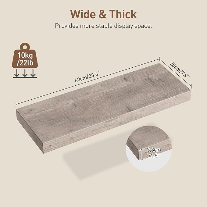 Floating Shelves for Wall, 1.5