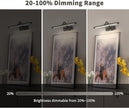 Battery Operated Picture Lights for Wall, Wireless Painting Lights Dimmable Artwork Lighting with Remote and Timer, Rechargeable Art Lights for Paintings-Brushed Grey 16'' inch Warm White