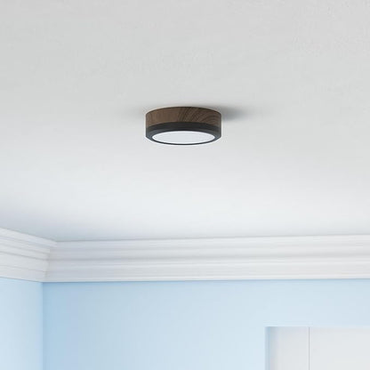 LEASTYLE Puck Lights with Remote, Battery Operated Under Cabinet Lighting with Dimmable Timer, Stick-On Closet Light Under Counter Lights for Kitchen(3 Pack, Warm White)