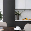 Abyssaly Black Silk Wallpaper Peel and Stick Embossed Self Adhesive Black Contact Paper Removable Kitchen Vinyl Textured Wallpaper Cabinet Furniture Shelf Paper 17.71