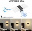 Wall Sconce, LED Wall Lights for Room Decor, Battery Operated Wall Sconce, Remote Control, Dimmable, Rechargeable, Small Night Lights for Hallway Stairway Porch Closet