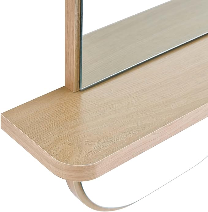 Modway EEI-6349-OAK Solstice Mirror, Oak