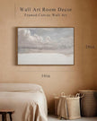 InSimSea Framed Canvas Wall Art Vintage Decor, Home Decor Classical Oil Painting Cloud Study Large Decorations for Living Room, Wall Art for Bedroom Bathroom Gallery, 20