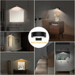 Picture Lights Rechargeable Battery Operated Wall Art Lights,Wireless Magnetic Painting Light with Remote,LED Timer&Dimmable Picture Frame lights for Artworking Picture Wall Decor(Black, 3Pack)