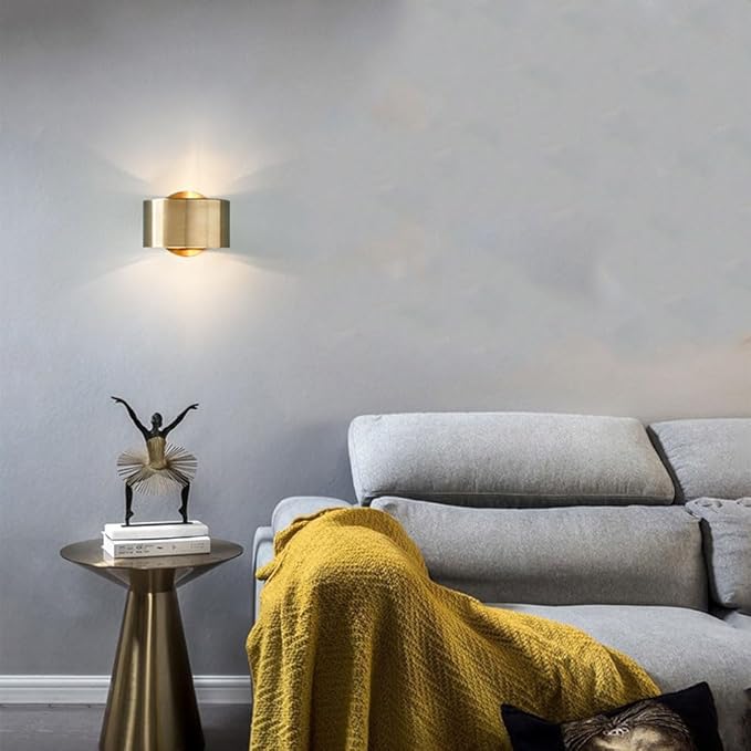 Modern Minimalist Wall Light Perfect for Living Room Bedroom Dining Area and Hallway Versatile Small Wall Light Sleek Design Included Accentuate Your Space with Clean Lines