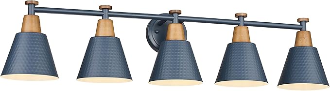 FEMILA 5 Light Bathroom Vanity Light, 37.4