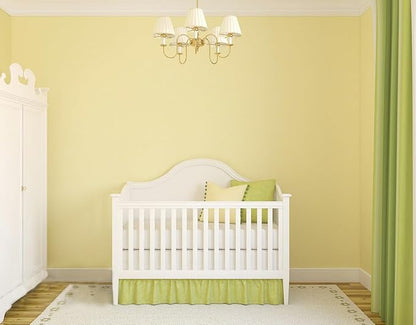 15.7"x197" Yellow Wallpaper Solid Color Yellow Contact Paper Removable Wallpaper Peel and Stick Renter Friendly Wallpaper for Bedroom Bathroom Self Adhesive Shelf Liner Matte Vinyl