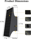 Solar Sconce Lights Outdoor, Dimmable Solar Wall Lights Up and Down, 3000K 700LM Solars Lights Outdoor IP65 Waterproof for Yard Patio Garage Porch, 2pcs
