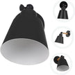 TEHAUX Nordic Modern Wall Light Black Wood Hanging Lamp Simple Chic Bedroom Wall Light for Corridor Durable Indoor Fixture with Contemporary Design