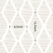 Modern White and Beige Peel and Stick Wallpaper 17.7