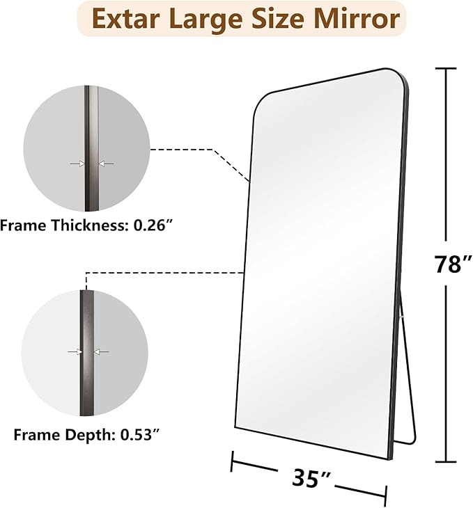 Koonmi Full Length Mirror, 78