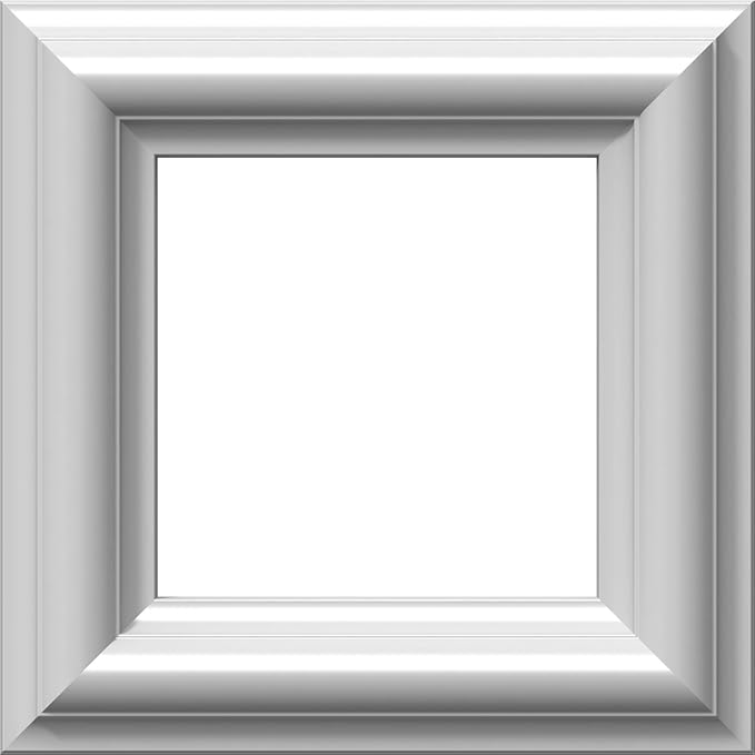 Ekena Millwork PNL08X08AS-01 8"W x 8"H x 1/2"P Ashford Molded Classic Wainscot Wall Panel