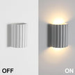 ZEROUNO Modern LED Wall Sconce Hardwired Indoor Wall Lights Up and Down Wall Mount Night Light Wall Lamp Fixture for Living Room Bedroom Hallway Corridor Conservatory Stairs (with G9 Bulbs)