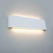 KICAAO 15.7in White Modern Wall Sconce 2-Pack,16W Indoor Vanity Light Up and Down LED Vanity Light for Bathroom Wall Lighting Fixtures Not Dimmable Not Plug (Warm Light 3000K)