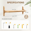 Wooden Floating Shelves for Wall, 23.6
