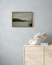 InSimSea Framed Canvas Wall Art Vintage Decor, Classical Landscape Paintings Artwork, Vintage Nature Decor, Retro Wall Decoration for Bedroom Living Room Bathroom, 12