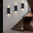 ZEROUNO LED Wall Sconce Indoor Wall Lights, Black Hardwired Up and Down Wall Mount Light for Living Room Bedroom Hallway Corridor Stairs Warm White 3000K (with Replacement G9 Bulbs)