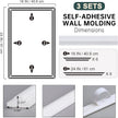 Melkus Peel and Stick Wall Molding Kit, 3 Sets 16