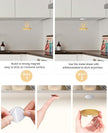 Rechargeable Puck Lights, 6-Pack LED Tap Lights with Remote, 1500mAh Battery, Dimmer & Timer, Wireless Stick-On Under Cabinet Lights for Closet, Bedroom, Kitchen, Gold 6Pcs