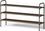Kitsure Extra-Long Shoe Rack for Closet, Shoe Organizer for Front Door Entrance, Stackable Shoe Shelf, Detachable Closet Organizers and Storage, 39.0