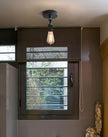 PERMO Minimalist Single Sconces Socket 1- Light Wall Sconce Lighting with On/Off Switch (Matte Black)