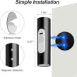 Battery Operated Wall Sconce Set of 2, Magnetic Stick on Wall Lights Rechargeable Motion Sensor Night Lights Indoor with Remote Control, Wireless Up and Down Wall Sconces, 3 Modes Dimmable, Aluminum