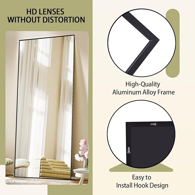BEAUTYPEAK Full Length Mirror, 71
