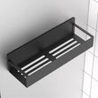 2 Pack Magnetic Spice Storage Rack Organizer for Refrigerator and Oven, Black Fridge Organizers and Storage