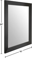 Ruomeng Rectangular Wall Mirror 16