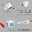 3Pack Battery Operated Wall Sconce, 3 Color Modes 3 Brightness Levels 360°Rotation Lighting Timer Touch & Remote Control, Wall Mounted Lamp LED Wall Lights for Bedroom Reading Bedside (White)